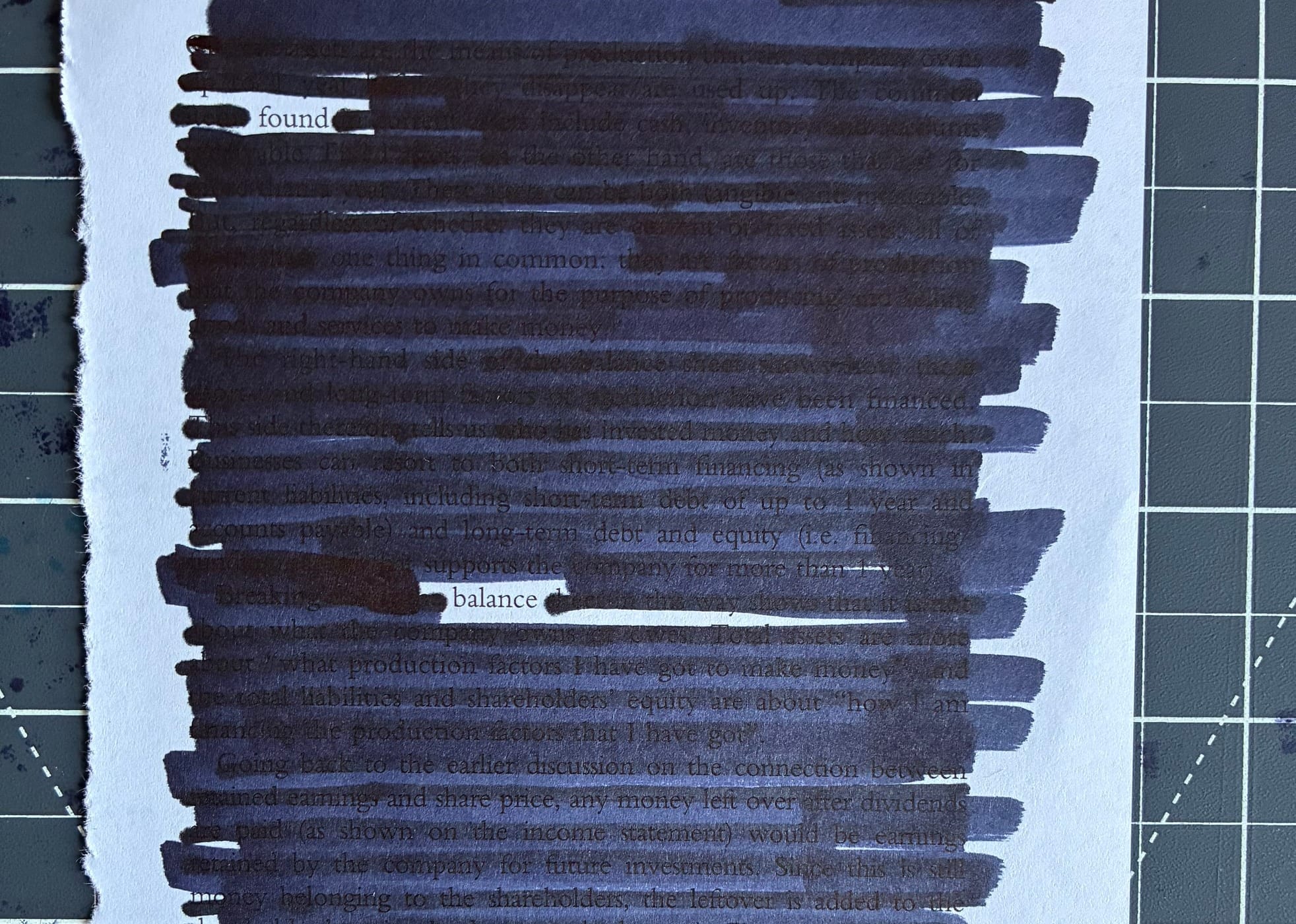 Analog Habit 001: Blackout Poetry — WK1
