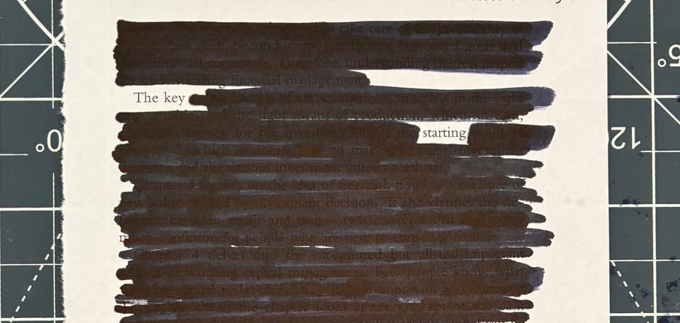 AH001: Blackout Poetry